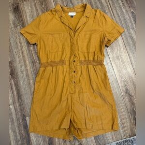 Mustard yellow romper